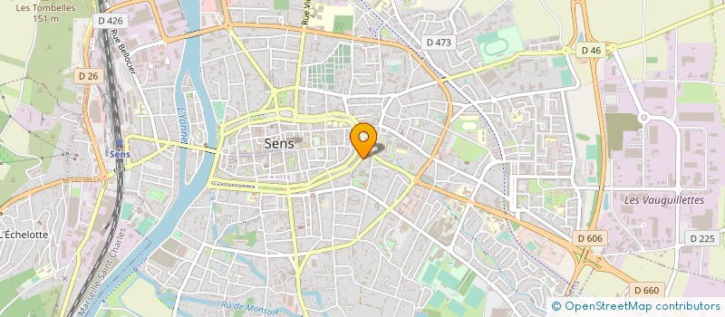 localisation de l'entreprise MONSIEUR CHRISTIAN VIALE  SENS