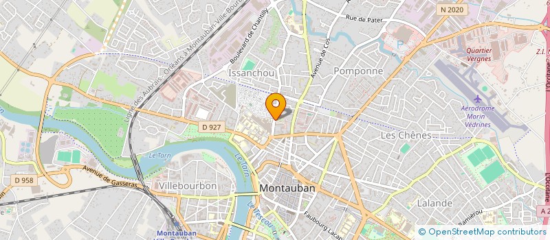 localisation de l'entreprise MONSIEUR CHRISTIAN VIATGE  MONTAUBAN