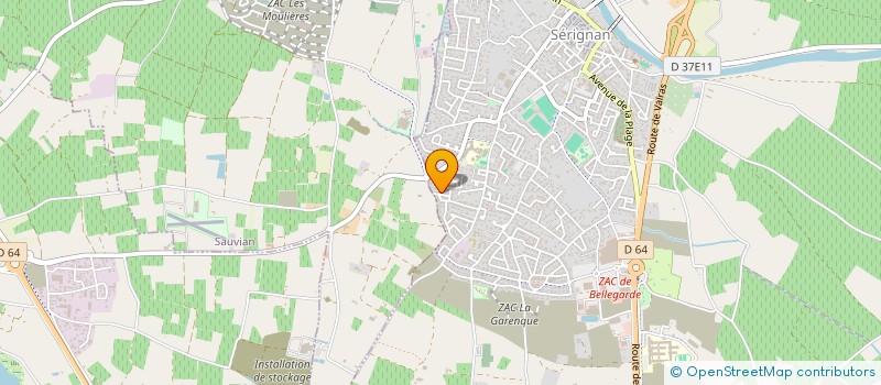 localisation de l'entreprise MONSIEUR CHRISTIAN VIDAL à SERIGNAN