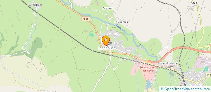 localisation de l'entreprise MONSIEUR CHRISTIAN VIDAL à SEVERAC D'AVEYRON