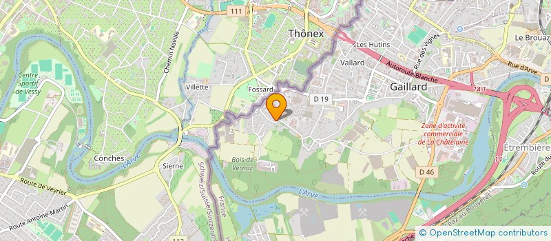 localisation de l'entreprise MONSIEUR CHRISTIAN VIDONNE  GAILLARD