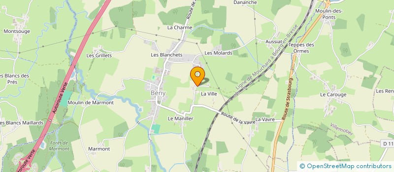 localisation de l'entreprise MONSIEUR CHRISTIAN VIERO  BENY