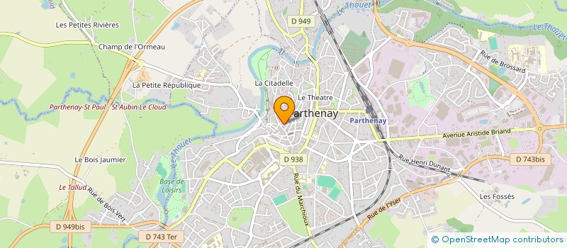 localisation de l'entreprise MONSIEUR CHRISTIAN VIGNAULT à PARTHENAY