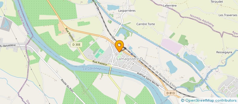 localisation de l'entreprise MONSIEUR CHRISTIAN VIGNOLLES à SAVERDUN