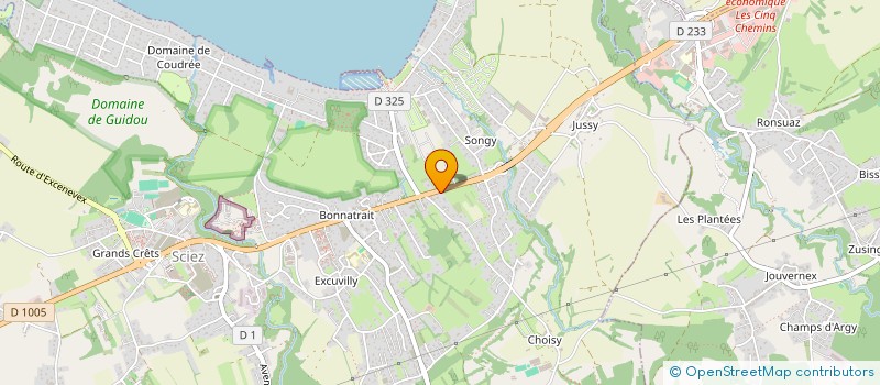 localisation de l'entreprise MONSIEUR CHRISTIAN VIGNY  SCIEZ