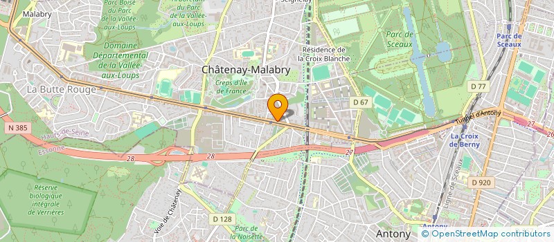 localisation de l'entreprise MONSIEUR CHRISTIAN VIGUIER  CHATENAY-MALABRY