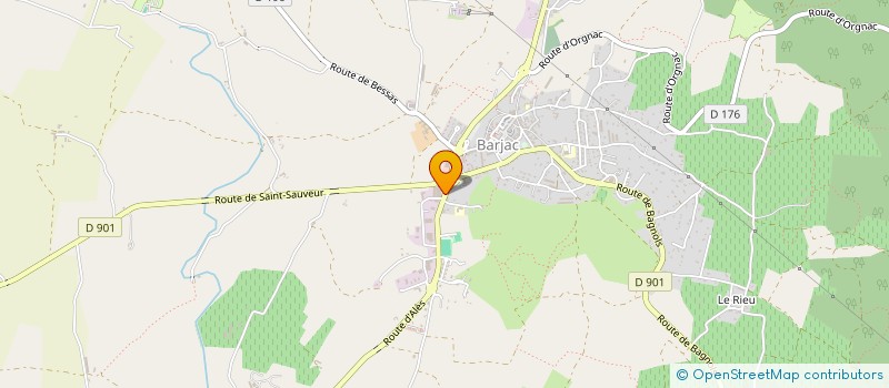 localisation de l'entreprise MONSIEUR CHRISTIAN VILADENT à BARJAC