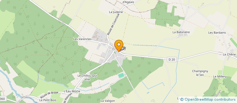 localisation de l'entreprise MONSIEUR CHRISTIAN VINATIER  BRASLOU