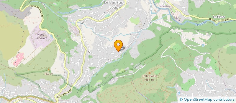 localisation de l'entreprise MONSIEUR CHRISTIAN VINCIGUERRA à LE BAR-SUR-LOUP