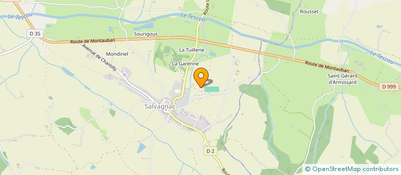 localisation de l'entreprise MONSIEUR CHRISTIAN VINGERE à SALVAGNAC