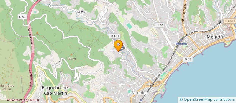 localisation de l'entreprise MONSIEUR CHRISTIAN VISSIO à ROQUEBRUNE-CAP-MARTIN