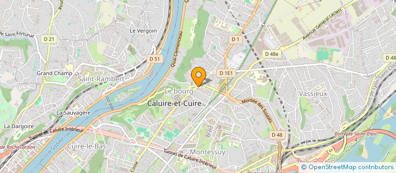 localisation de l'entreprise MONSIEUR CHRISTIAN VIVES à CALUIRE-ET-CUIRE