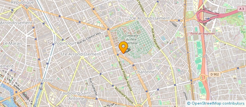 localisation de l'entreprise MONSIEUR CHRISTIAN VOGES  PARIS