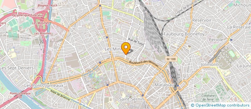 localisation de l'entreprise MONSIEUR CHRISTIAN VOGUET à TOULOUSE