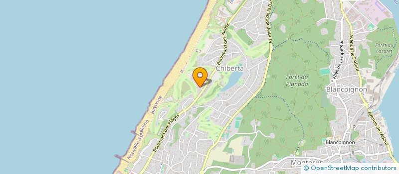 localisation de l'entreprise MONSIEUR CHRISTIAN VOISIN  ANGLET