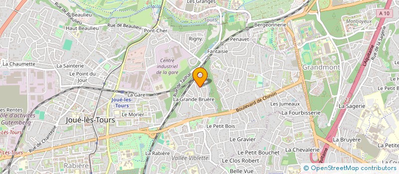 localisation de l'entreprise MONSIEUR CHRISTIAN VOISIN  JOUE-LES-TOURS