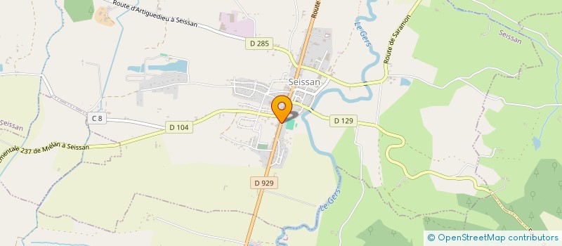 localisation de l'entreprise MONSIEUR CHRISTIAN VOLOSSOVITCH  SEISSAN