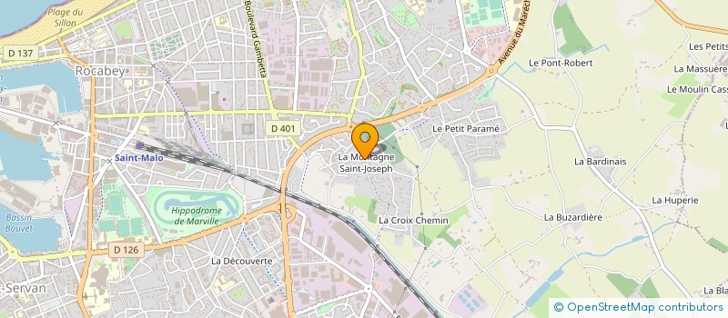 localisation de l'entreprise MONSIEUR CHRISTIAN VOULGAROPOULOS  SAINT-MALO