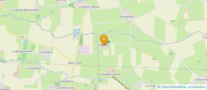 localisation de l'entreprise MONSIEUR CHRISTIAN VRIGNAUD à LIGNE