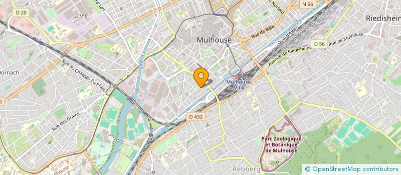 localisation de l'entreprise MONSIEUR CHRISTIAN WAGNER à MULHOUSE
