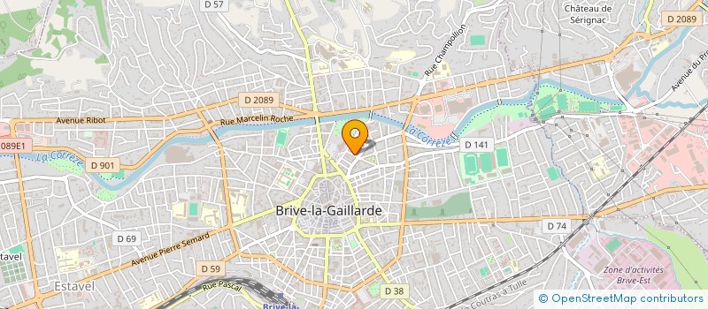 localisation de l'entreprise MONSIEUR CHRISTIAN WALTI à BRIVE-LA-GAILLARDE