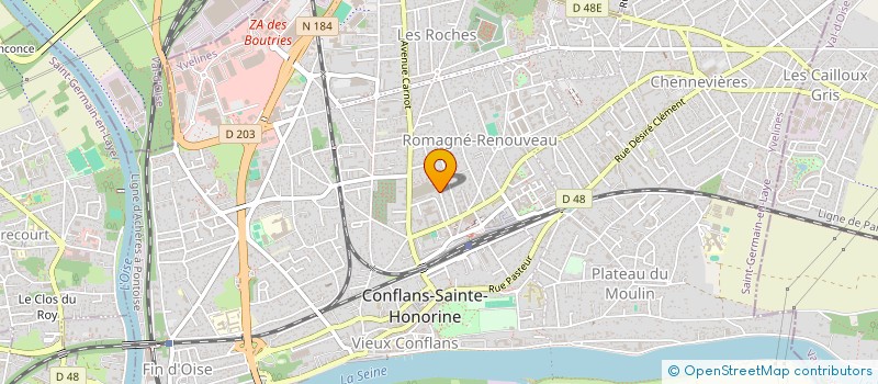 localisation de l'entreprise MONSIEUR CHRISTIAN WANDE NDJELE  CONFLANS-SAINTE-HONORINE