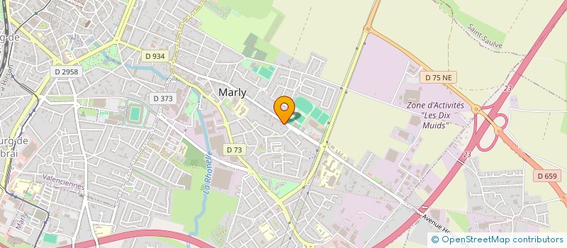 localisation de l'entreprise MONSIEUR CHRISTIAN WATTIER  MARLY