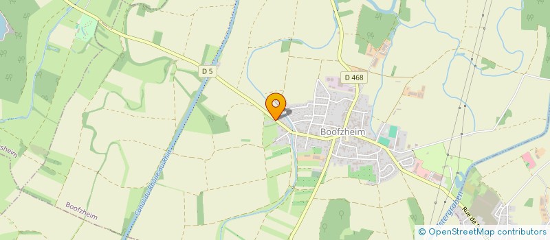 localisation de l'entreprise MONSIEUR CHRISTIAN WEBER  BOOFZHEIM