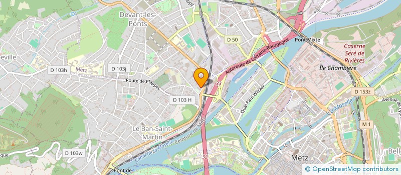 localisation de l'entreprise MONSIEUR CHRISTIAN WEISLINGER  METZ