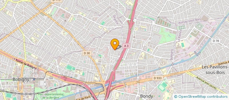 localisation de l'entreprise MONSIEUR CHRISTIAN WEISS à BOBIGNY