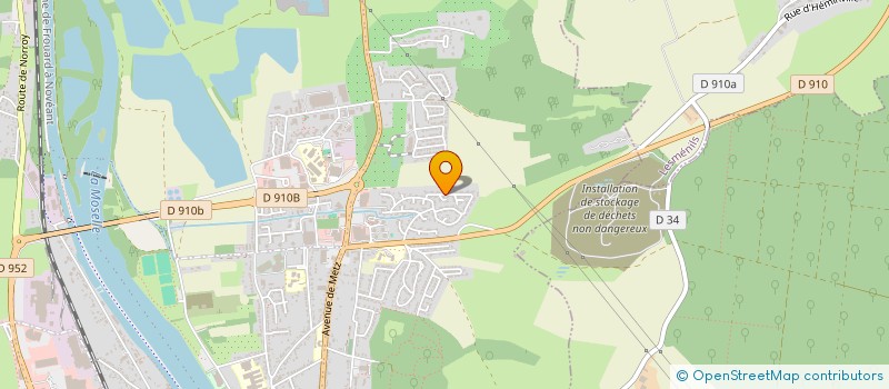 localisation de l'entreprise MONSIEUR CHRISTIAN WEISSER  PONT-A-MOUSSON