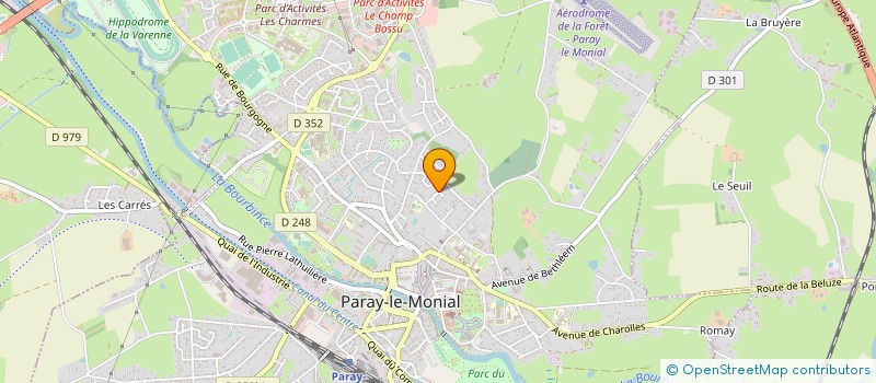 localisation de l'entreprise MONSIEUR CHRISTIAN WILD à PARAY-LE-MONIAL