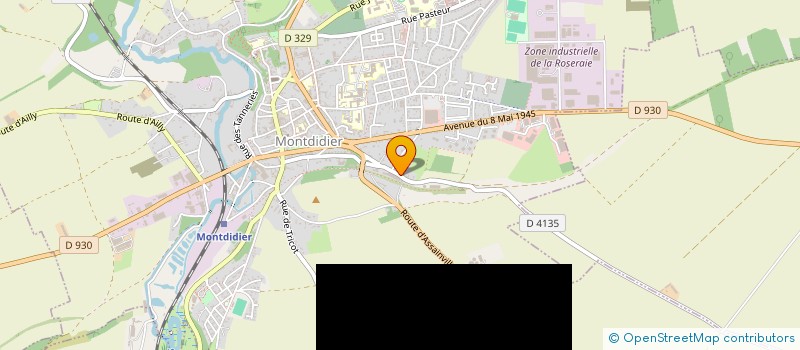 localisation de l'entreprise MONSIEUR CHRISTIAN WYTTYNCK  MONTDIDIER