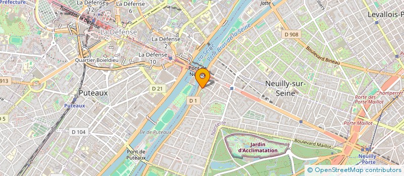 localisation de l'entreprise MONSIEUR CHRISTIAN YARD à NEUILLY-SUR-SEINE