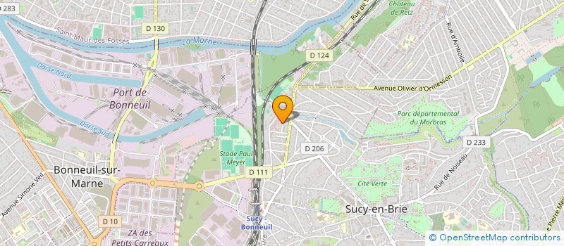 localisation de l'entreprise MONSIEUR CHRISTIAN YOUTE  BONNEUIL-SUR-MARNE