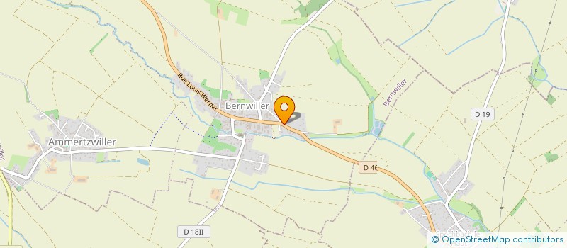 localisation de l'entreprise MONSIEUR CHRISTIAN ZACCARDI  BERNWILLER