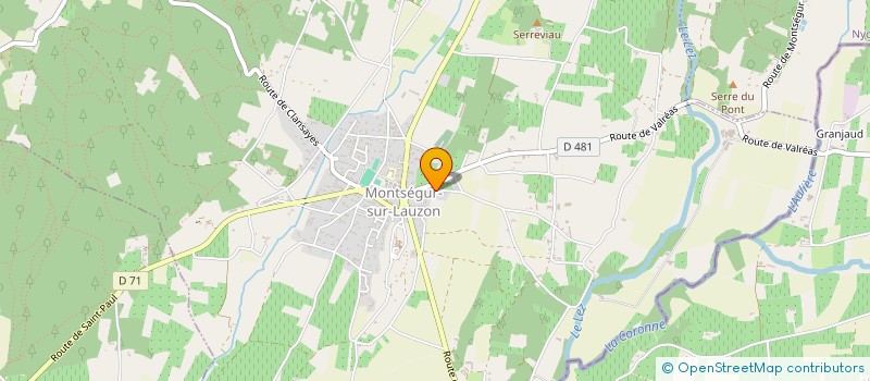 localisation de l'entreprise MONSIEUR CHRISTIAN ZAFRILLA  MONTSEGUR-SUR-LAUZON