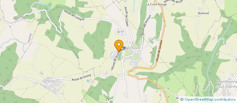 localisation de l'entreprise MONSIEUR CHRISTIAN ZAMORA  CLERMONT