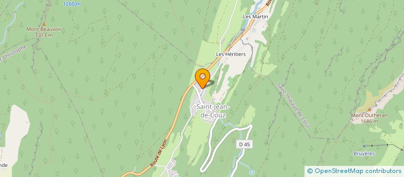 localisation de l'entreprise MONSIEUR CHRISTIAN ZANNA  SAINT-JEAN-DE-COUZ