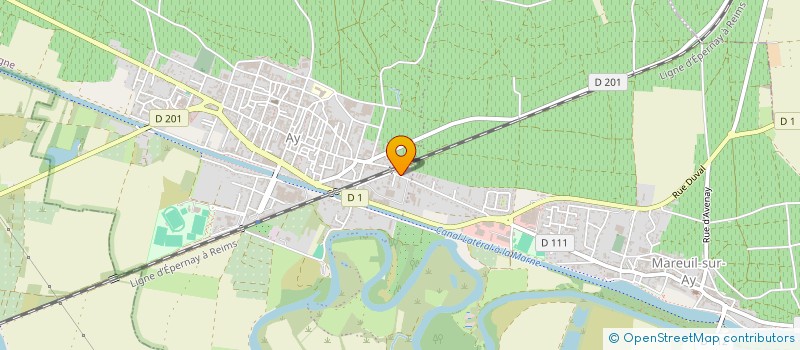 localisation de l'entreprise MONSIEUR CHRISTIAN ZAWORSKI  AY-CHAMPAGNE