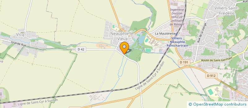 localisation de l'entreprise MONSIEUR CHRISTIAN ZIMMERMANN  NEAUPHLE-LE-VIEUX