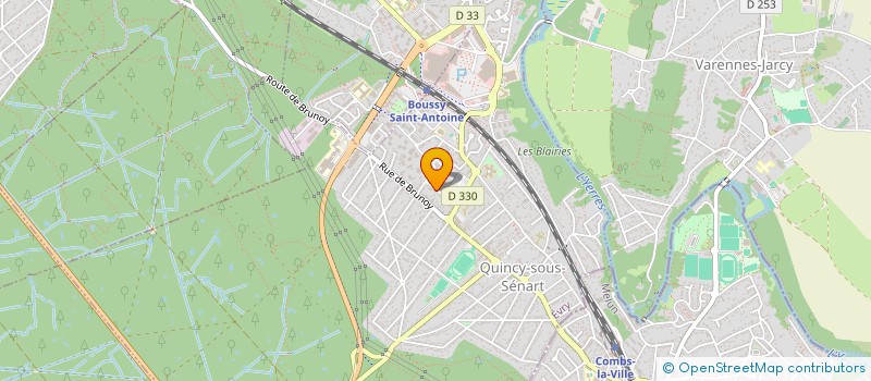 localisation de l'entreprise MONSIEUR CHRISTIAN ZODROS  QUINCY-SOUS-SENART