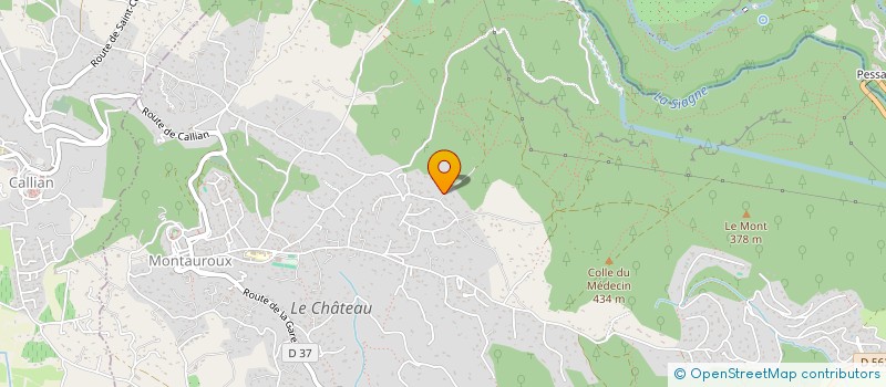 localisation de l'entreprise MONSIEUR CHRISTIAN ZUCCALA  MONTAUROUX