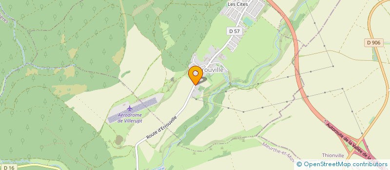 localisation de l'entreprise MONSIEUR CHRISTIAN ZUCCO  ERROUVILLE