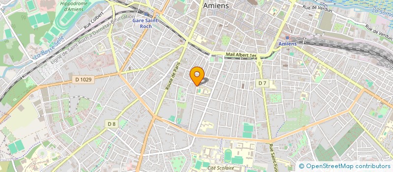 localisation de l'entreprise MONSIEUR CHRISTIANMEDESSE DOSSOU à AMIENS