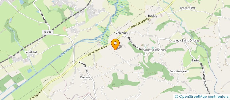 localisation de l'entreprise MONSIEUR CHRISTINE GALERON  SAINT-ONDRAS