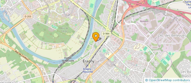 localisation de l'entreprise MONSIEUR CHRISTINE GILBERTON  ERAGNY