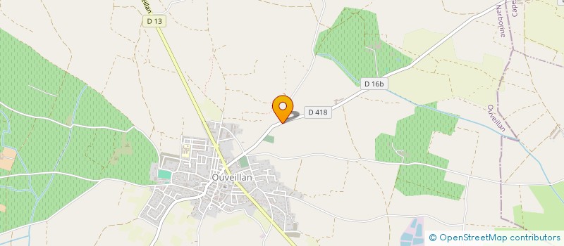 localisation de l'entreprise MONSIEUR CHRISTINE HANNON  OUVEILLAN