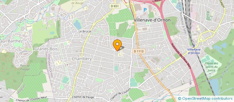localisation de l'entreprise MONSIEUR CHRISTINE MARSAN à VILLENAVE-D'ORNON
