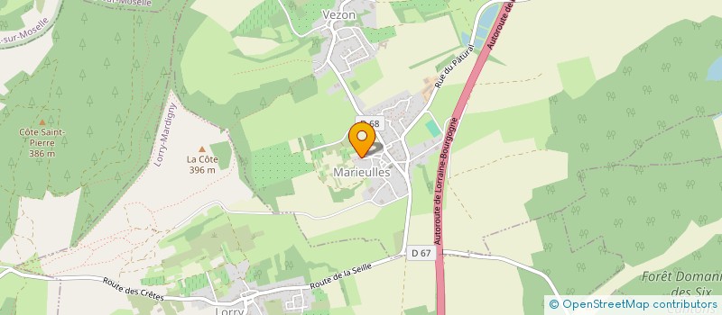 localisation de l'entreprise MONSIEUR CHRISTINE PHILIPPE  MARIEULLES